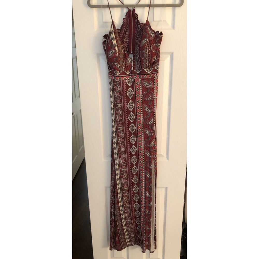 Paisley Pink Owl Maxi